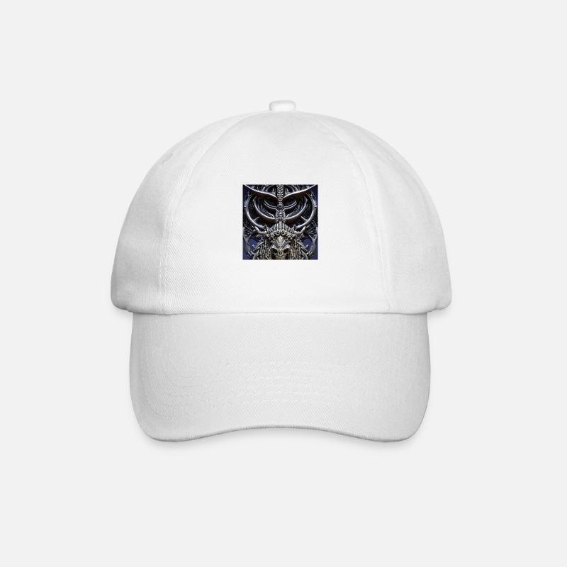 Minotaurus_Giger style - Casquette classique - blanc/blanc