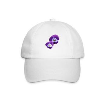 Pensées - Casquette classique - blanc/blanc - Devant