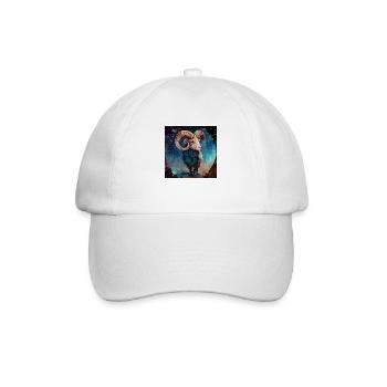 Signe du zodiaque Bélier " Signe du zodiaque Bélier » - Casquette classique - blanc/blanc - Devant