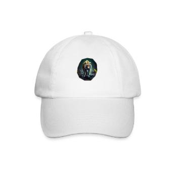 Tigre dans la jungle - Casquette classique - blanc/blanc - Devant