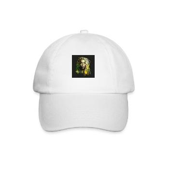 Visage femme dreadlocks n°2 - Casquette classique - blanc/blanc - Devant