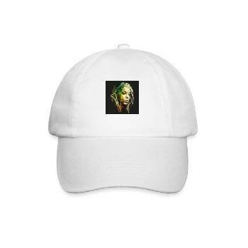 Visage femme dreadlocks n°8 - Casquette classique - blanc/blanc - Devant
