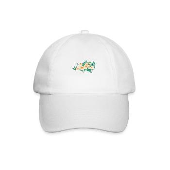 Fleurs aquarelles - Casquette classique - blanc/blanc - Devant