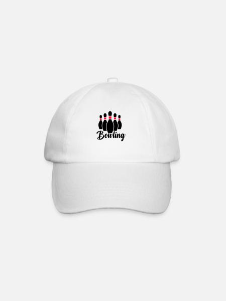 bowling - Baseballkappe - Weiß/Weiß
