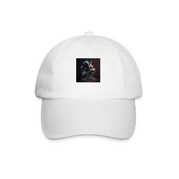 Abstract Digital Art n°15 - Baseball Cap - white/white - Front