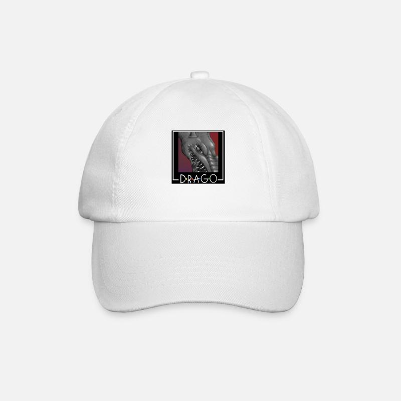 Drago - Baseballkappe - Weiß/Weiß