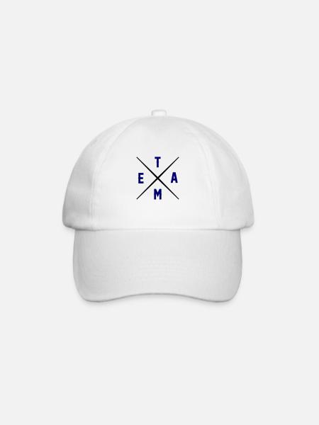 team - Baseballkappe - Weiß/Weiß