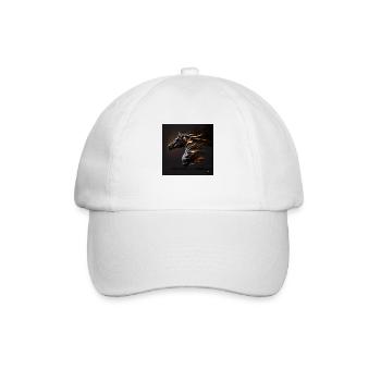 Fiery horse n°12 - Baseball Cap - white/white - Front