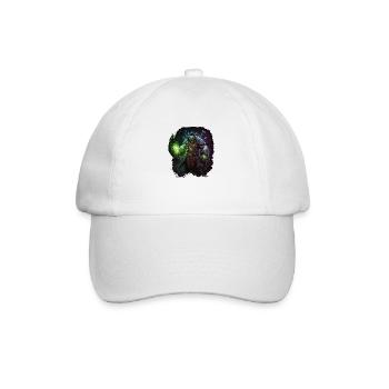 orc wizard - Baseball Cap - white/white - Front