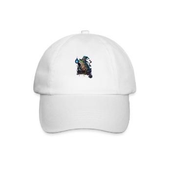 Fantasie-Frosch - Baseballkappe - Weiß/Weiß - Vorne