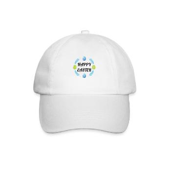 Joyeux oeuf de Pâques - Casquette classique - blanc/blanc - Devant