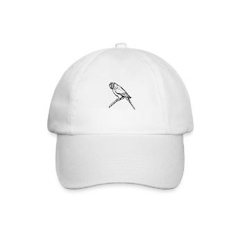 Budgerigar Bird owner Cockatiel Bird - Baseball Cap - white/white - Front