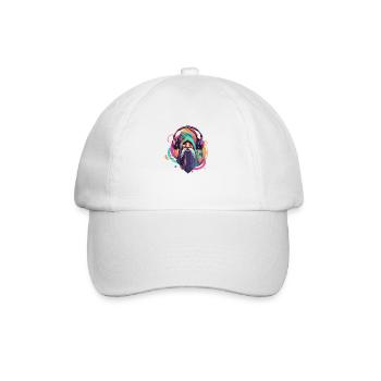 Sorcier coloré - Casquette classique - blanc/blanc - Devant