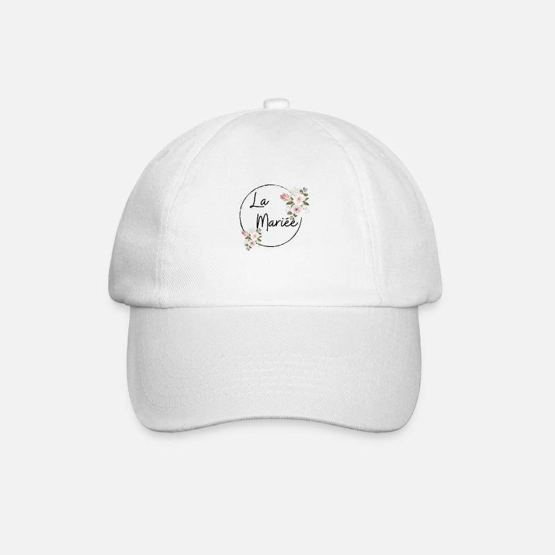 La mariée floral - Casquette classique - blanc/blanc