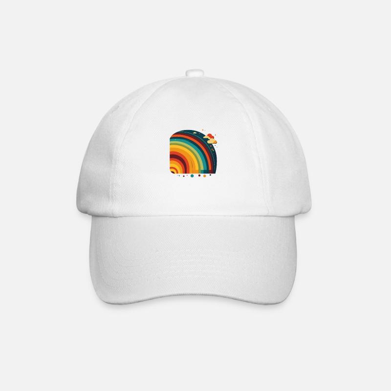 REGENBOGEN - Baseballkappe - Weiß/Weiß