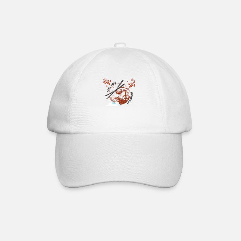Sentez-vous libre comme des vagues - Casquette classique - blanc/blanc