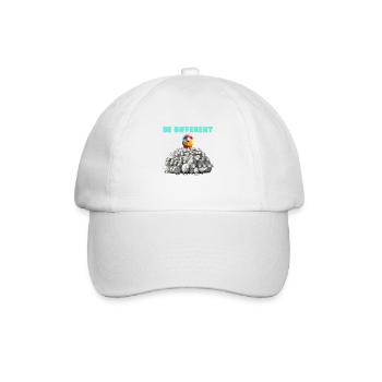 be different - Baseball Cap - white/white - Front
