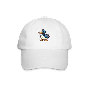 Mignon petit canard au look bande dessinée et dessin animé - Casquette classique - blanc/blanc - Devant