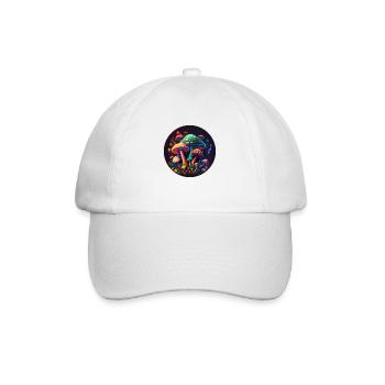 CHAMPIGNONS TRIPPY - Casquette classique - blanc/blanc - Devant