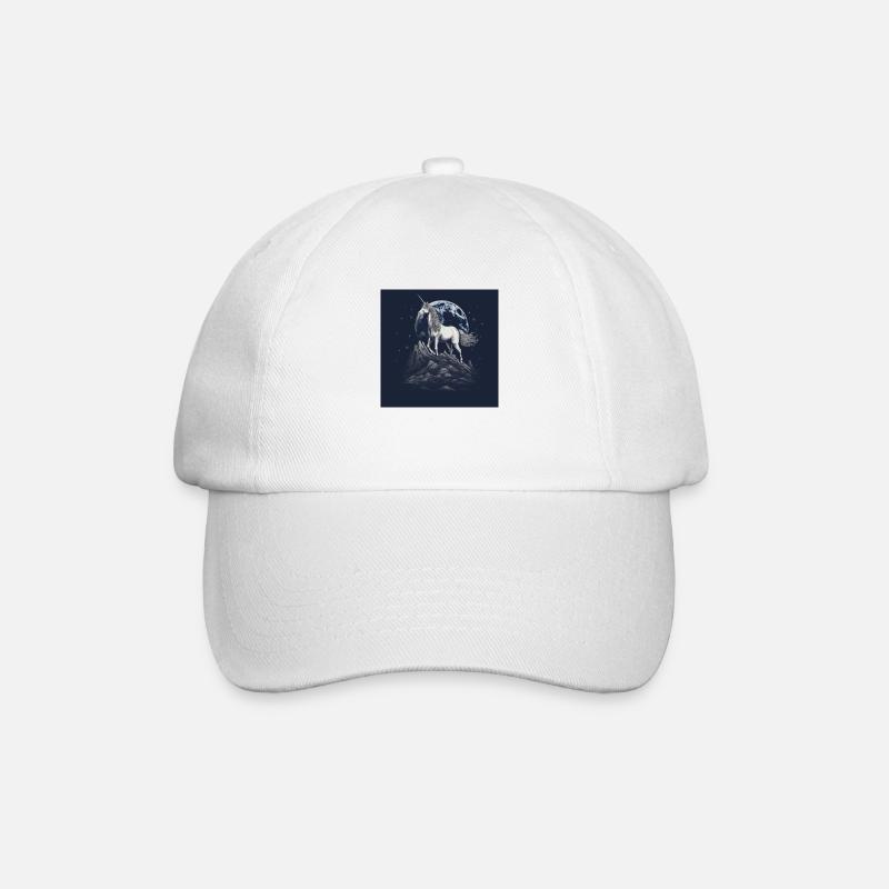 Einhorn - Baseballkappe - Weiß/Weiß