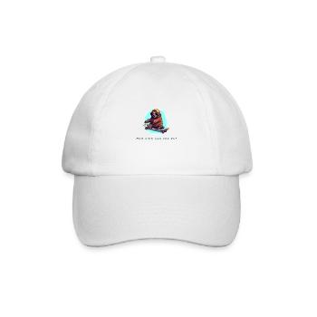 How slow can you go - Baseball Cap - white/white - Front