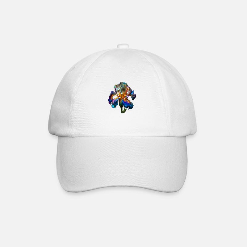 Blumenzauber No. 1 - Baseballkappe - Weiß/Weiß