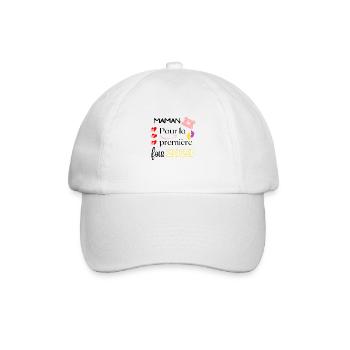 "Maman 2023" déjà un merveilleux souvenir. - Casquette classique - blanc/blanc - Devant