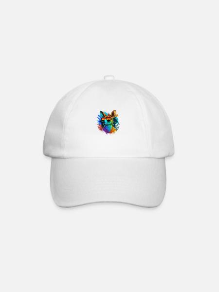 Kangaroo shirt - Baseballkappe - Weiß/Weiß