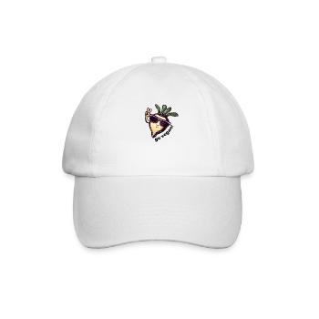 Mignon navet végétalien. Paix! - Casquette classique - blanc/blanc - Devant