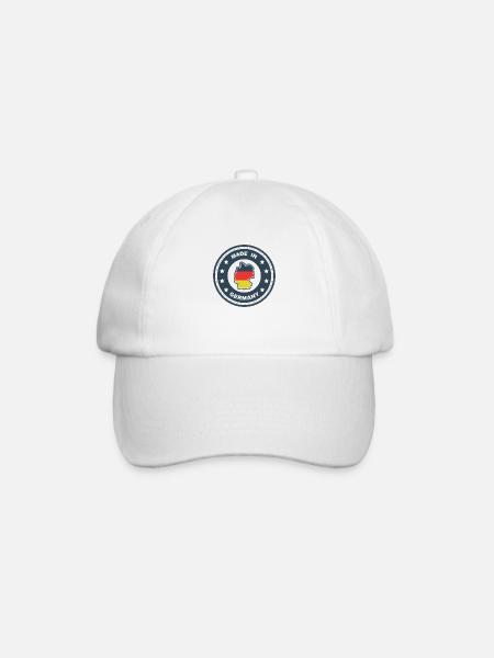 Made in Germany - Baseballkappe - Weiß/Weiß