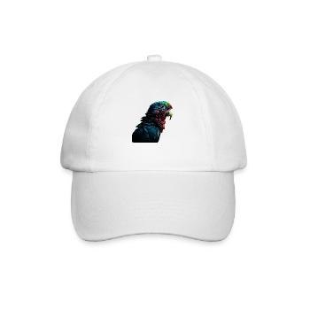La perruche multicolore - Casquette classique - blanc/blanc - Devant