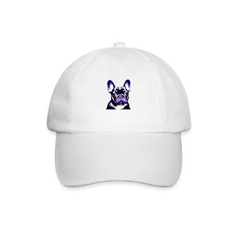 Chien Bouledogue Français Chiens Propriétaire de Chien - Casquette classique - blanc/blanc - Devant
