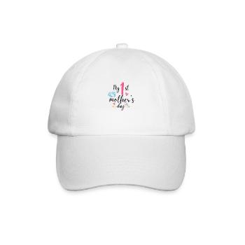 T-shirt de la fête des mères de maman - Casquette classique - blanc/blanc - Devant