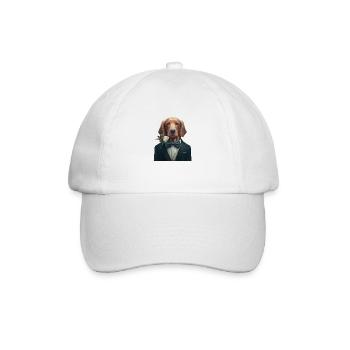 I'm not single, I have a dog - Baseballkappe - Weiß/Weiß - Vorne