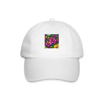 Amazing Flowers - Baseball Cap - white/white - Front