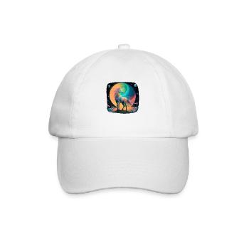 Unicorn mythical - Baseball Cap - white/white - Front