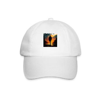 Urban Sunset Wanderer - Baseballkappe - Weiß/Weiß - Vorne