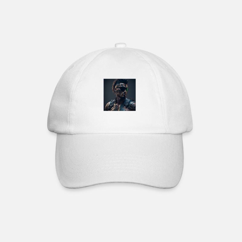 Futur guerrier cyberpunkt - Casquette classique - blanc/blanc