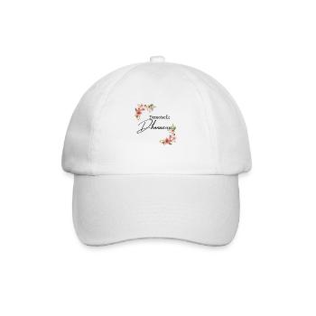 Demoiselle d’honneur floral - Casquette classique - blanc/blanc - Devant
