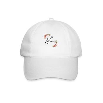 La mariée floral - Casquette classique - blanc/blanc - Devant