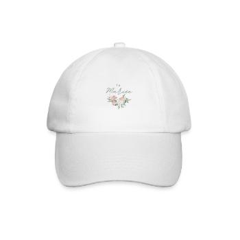 La mariée floral - Casquette classique - blanc/blanc - Devant