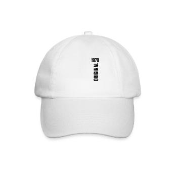 1979 Original 1979 Birthday Gift - Baseball Cap - white/white - Front