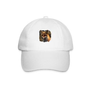Smart as a fox - Baseball Cap - white/white - Front