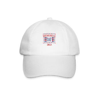 Memorial Day 2023 - Baseball Cap - white/white - Front