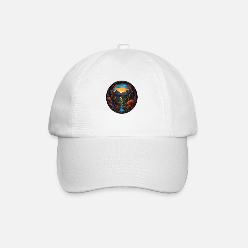 Magical journey - Baseball Cap - white/white