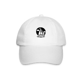 Sailing Sailing Ship Sailing Sailing Sailboat - Baseball Cap - white/white - Front