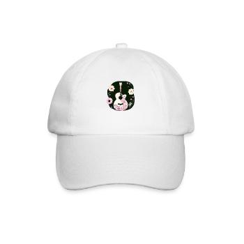 Guitar Musical Instrument Guitarist Plucked Instrument - Baseball Cap - white/white - Front
