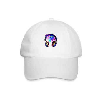 Headphones Singer Listen to music Singing Musicians Singing - Baseball Cap - white/white - Front