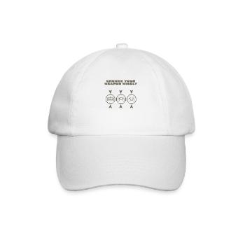 Choisissez votre arme - Casquette classique - blanc/blanc - Devant