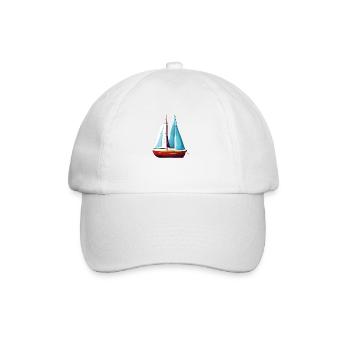 Sailing Ship Sailing Sailing Sailing Sailing Sailboat - Baseball Cap - white/white - Front
